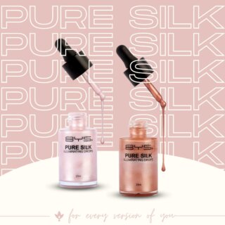Get your glow ✨ με τα Pure Silk Illuminating Drops! 

Απαλό & ελαφρύ σαν μετάξι το Pure Silk highlighter ενισχύει τις φυσικές αντανακλάσεις στο δέρμα. 

Ιδανικό για:
✔πρόσωπο
✔σώμα
✔Αλλά και ως primer 
📝 Με λίγες μόνο σταγόνες πριν το foundation αποκτάς άμεσα ένα φωτεινότερο look!

Should try: Κάτω από ματ βάση είναι ένα όνειρο! ✨

Βρες και εσύ το δικό σου Pure Silk Illuminating Drops online στο www.lureme.gr

#bys #byscosmeticsgr #makeupgreece #muagreece #makeupartistgreece #makeup #highlighter #liquidHighlighter #greekmakeup #ομορφια #περιποιηση #μακιγιάζ #λάμψη #καλλυντικά #valueformoney