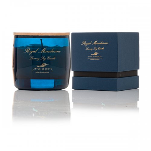 Royal Mandarine Luxury Soy Candle 280ml | Little Secrets