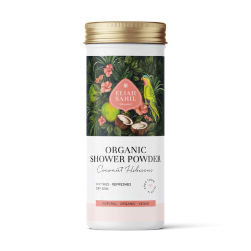 Organic Shower Powder Coconut Hibiscus
