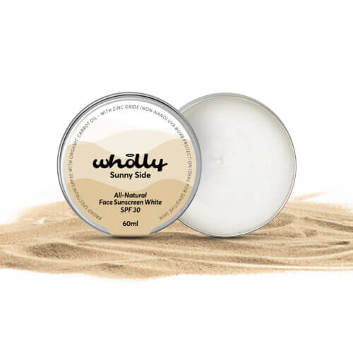 Wholly Αντηλιακη Προσώπου Sunny Side All- Natural  (White) 60ml