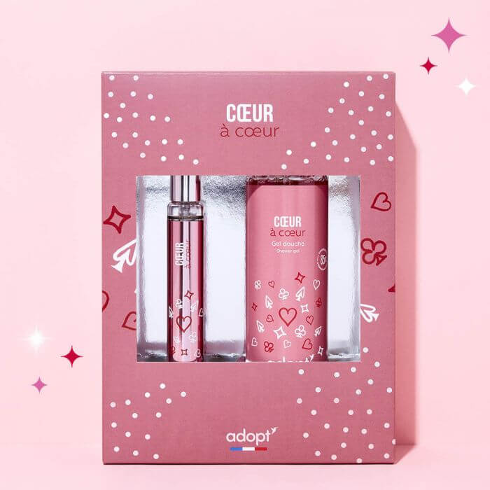 Coeur a Coeur Gift Box Eau De Parfum - Shower Gel | Adopt