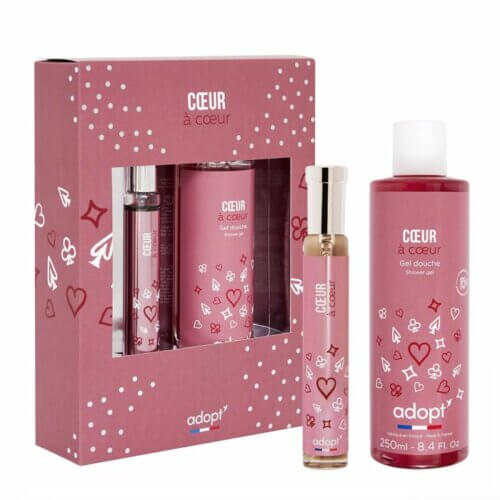 Coeur a Coeur Gift Box Eau De Parfum – Shower Gel | Adopt