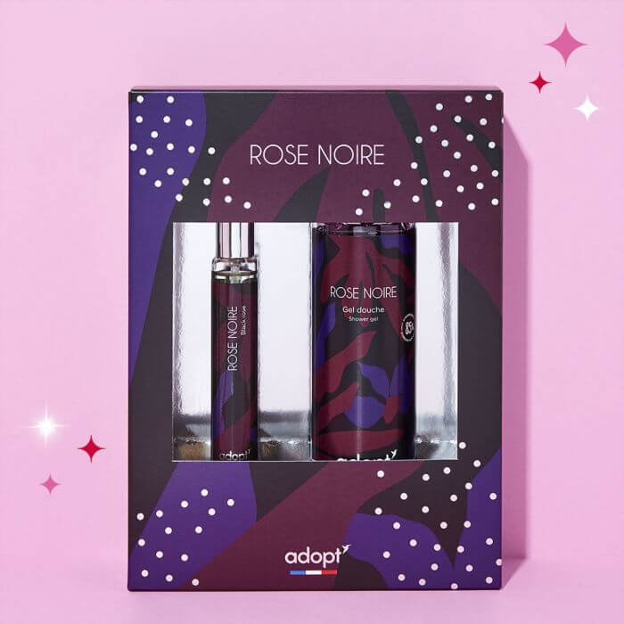 Rose Noir Gift Box Eau De Parfum - Shower Gel | Adopt 