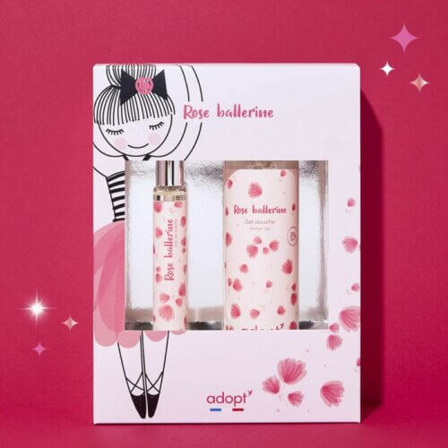 Rose Ballerine Gift Box Eau De Parfum – Shower Gel | Adopt