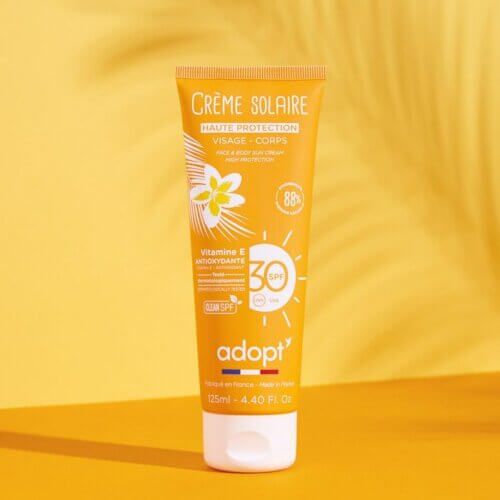 Face & Body Sunscreen SPF30 Fleur de Tiare 125ml Adopt