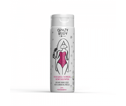 Shower Gel With Illuminating Particles Marshmallow 250ml | Crazy Body