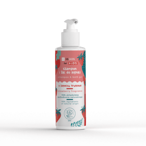 Shampoo & Bath Gel Strawberry 280ml | HISKIN FOR KIDS