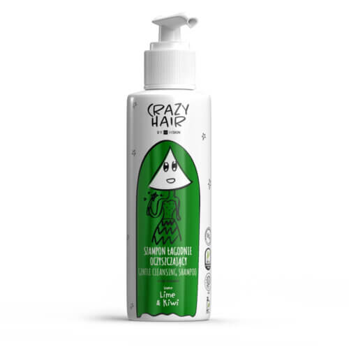 Σαμπουάν Ήπιου Καθαρισμού Lime & Kiwi 300ml  | Crazy Hair
