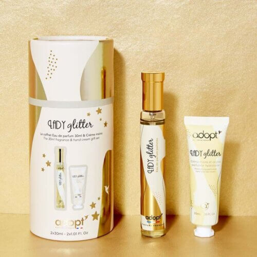 Lady Glitter Gift Box Eau De Parfum – Hand cream | Adopt
