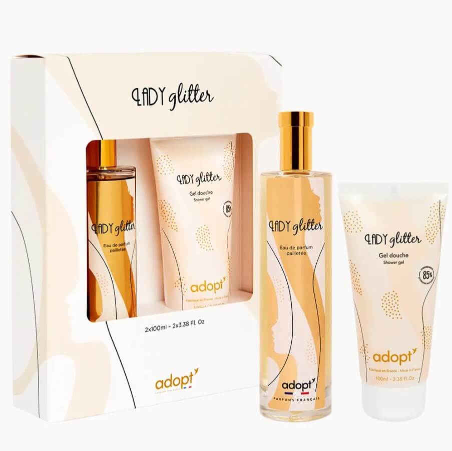 Lady Glitter Gift Box Eau De Parfum 100ml – Shower Gel | Adopt