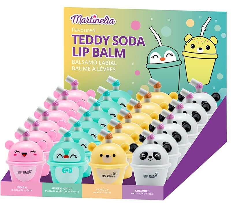 Lip Balm Παιδικό με γεύσεις *Teddy Soda* | Martinelia
