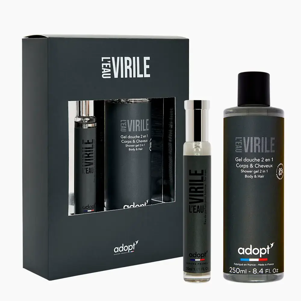 L’ Eau Virile Gift Box Eau De Parfum 30ml – Shower Gel | Adopt