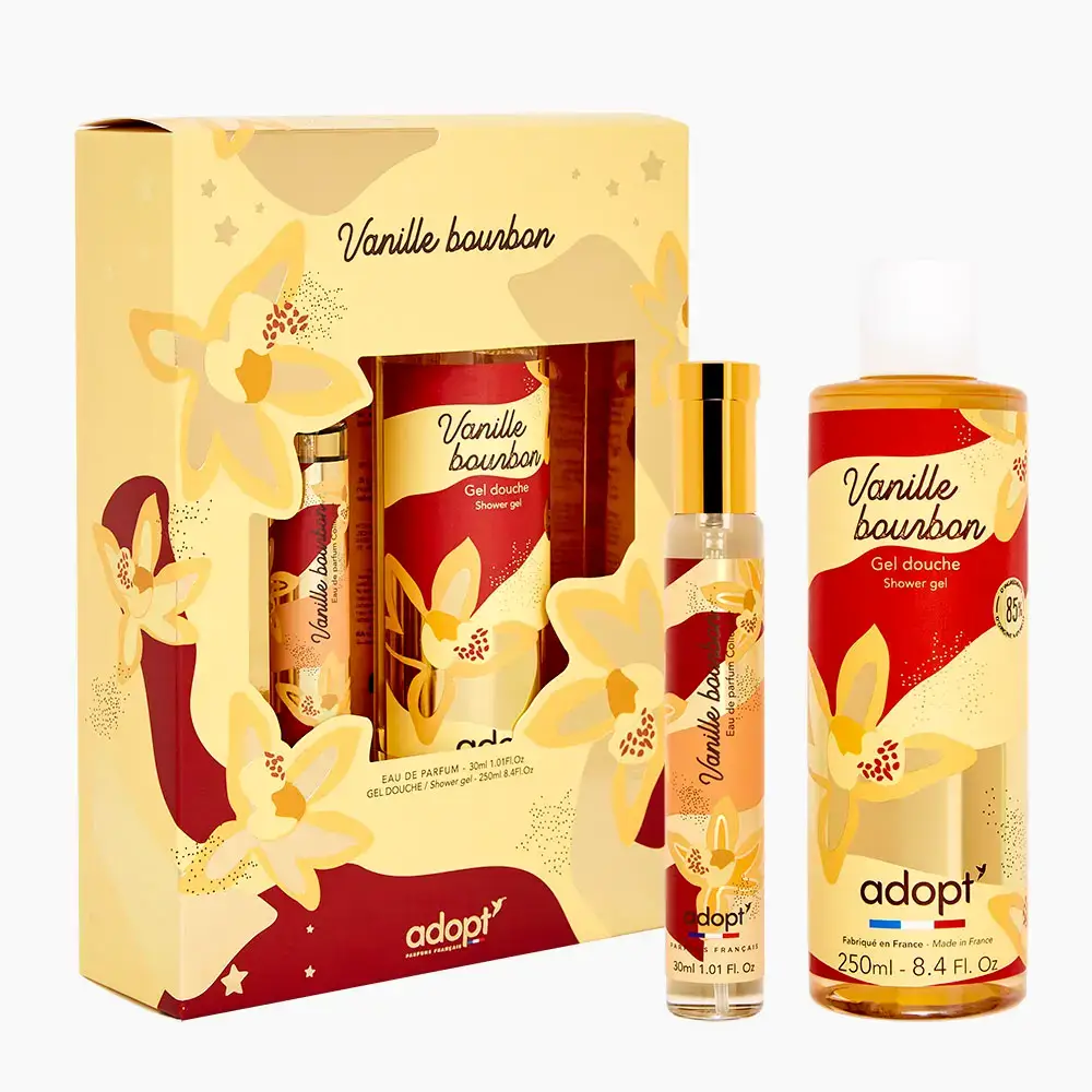 Vanille Bourbon Gift Box Eau De Parfum 30ml – Shower Gel | Adopt
