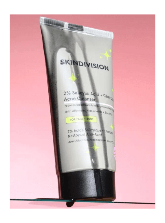 2% Salicylic Acid + Charcoal Acne Cleanser 150ml | Skin Division